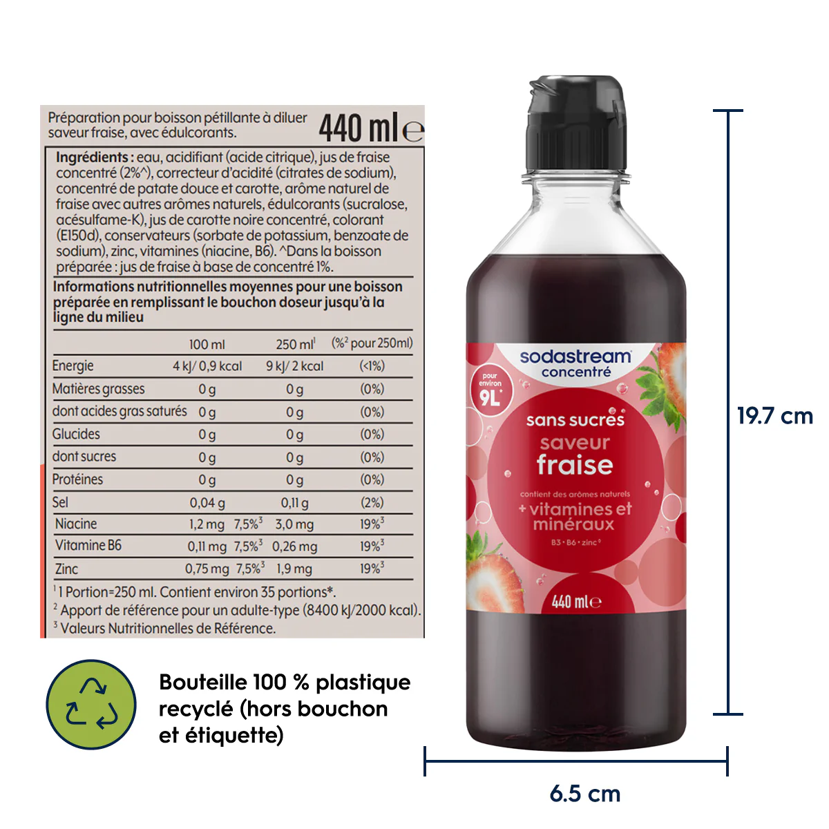 Sirop Fraise Sans Sucres - Image 6