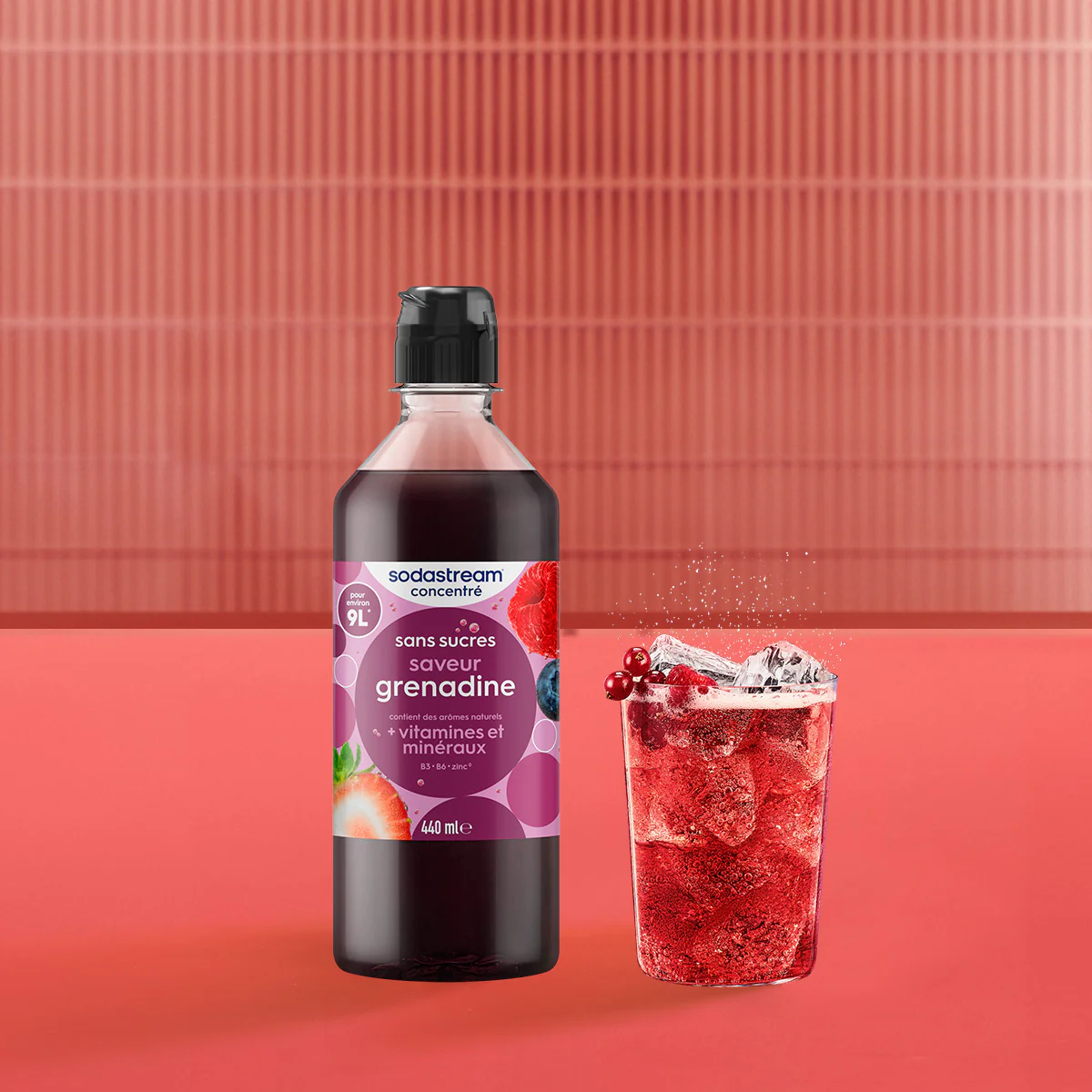 6-Pack Sirop Grenadine sans sucres 440ml - Image 4