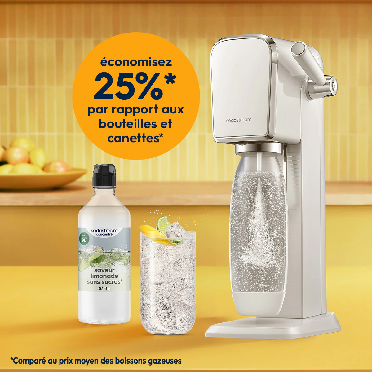 Sirop Limonade Sans Sucres 440ml - Image 3