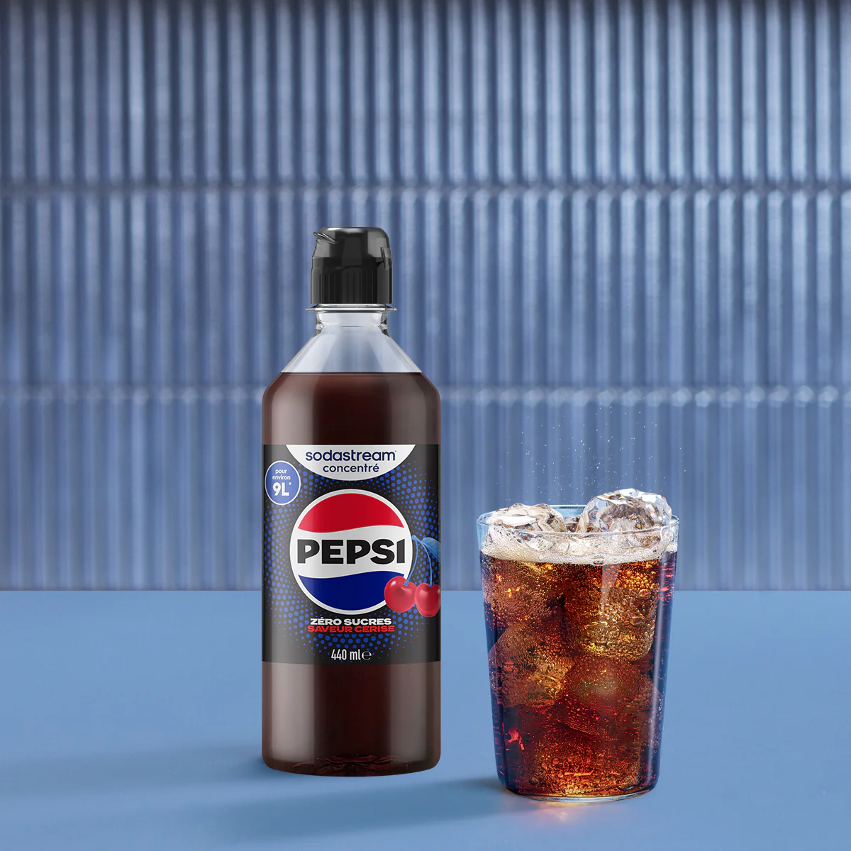 6-Pack Sirop Pepsi Zéro Sucres Saveur Cerise 440ml - Image 3