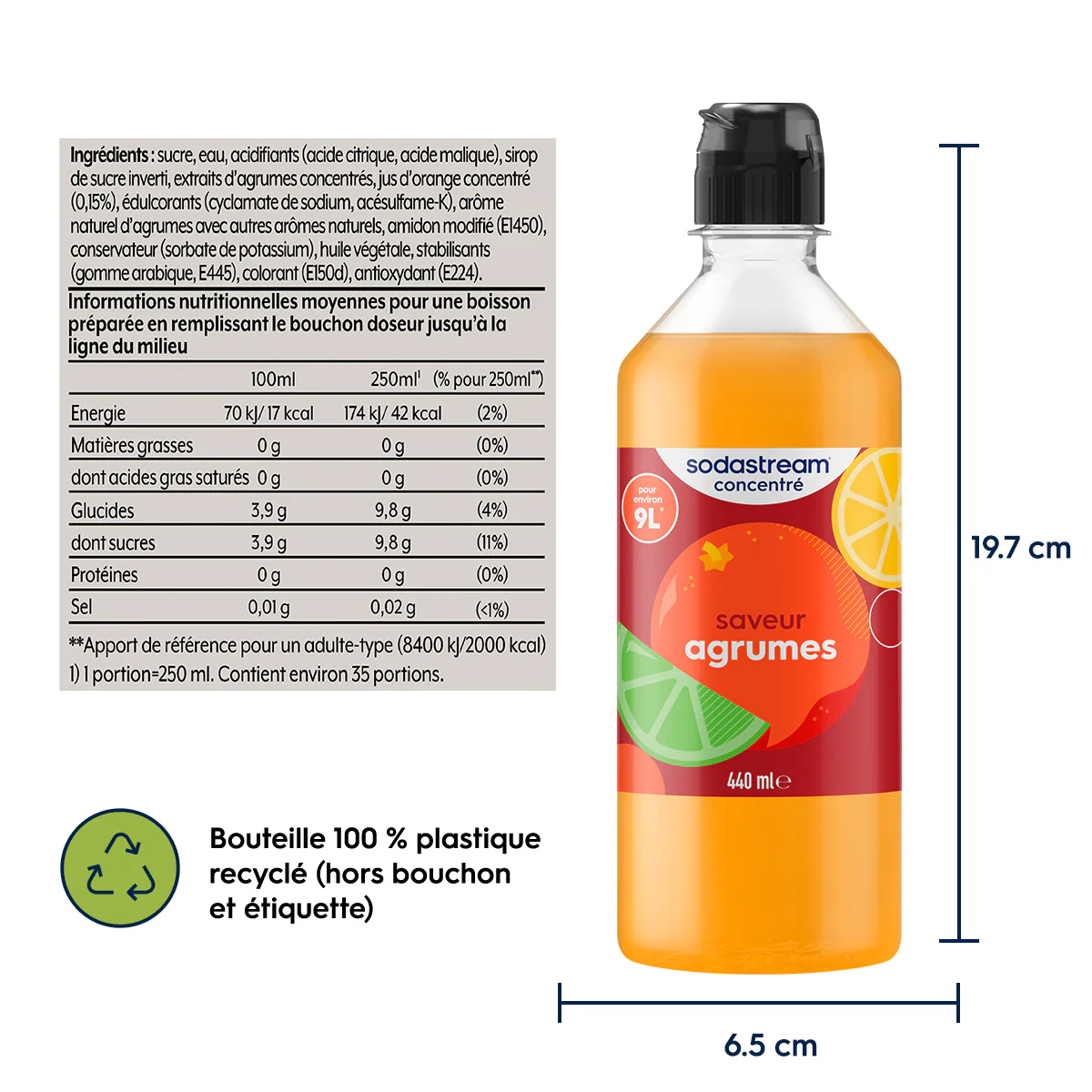 Sirop Agrumes 440ml - Image 7