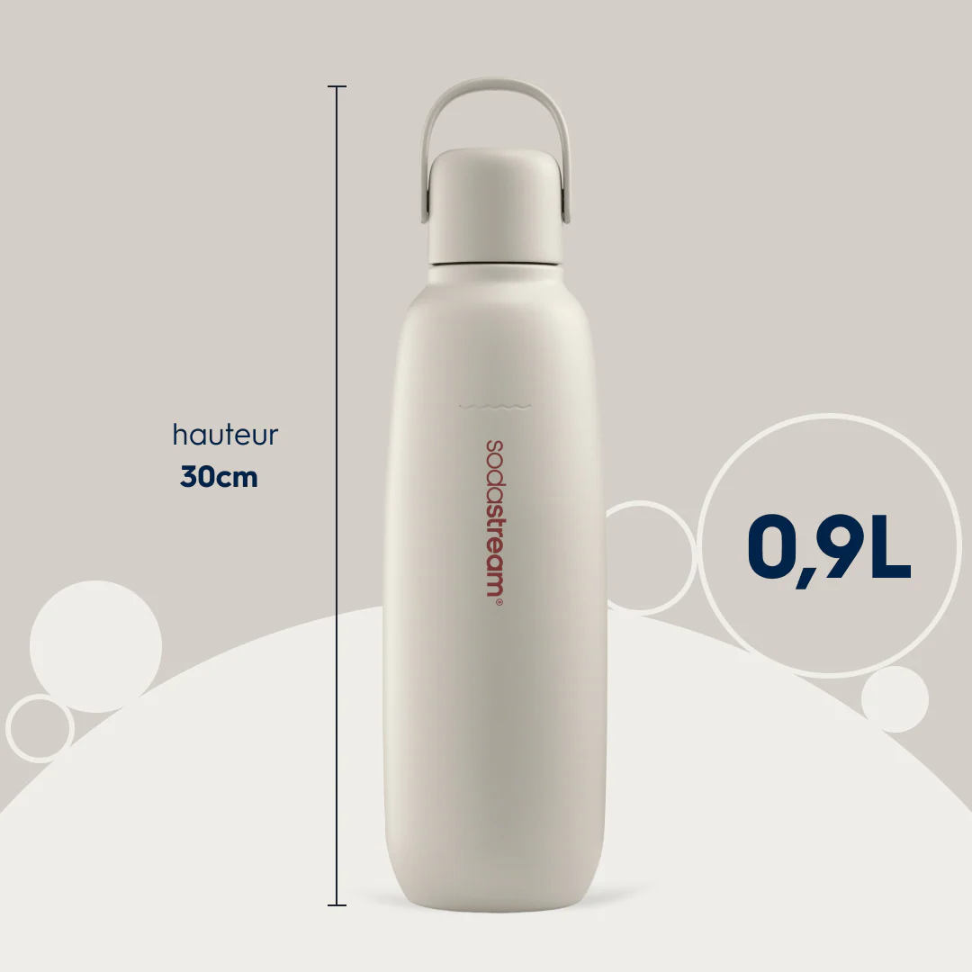Gourde isotherme 0,9L fizz&go Cool sable - Image 7