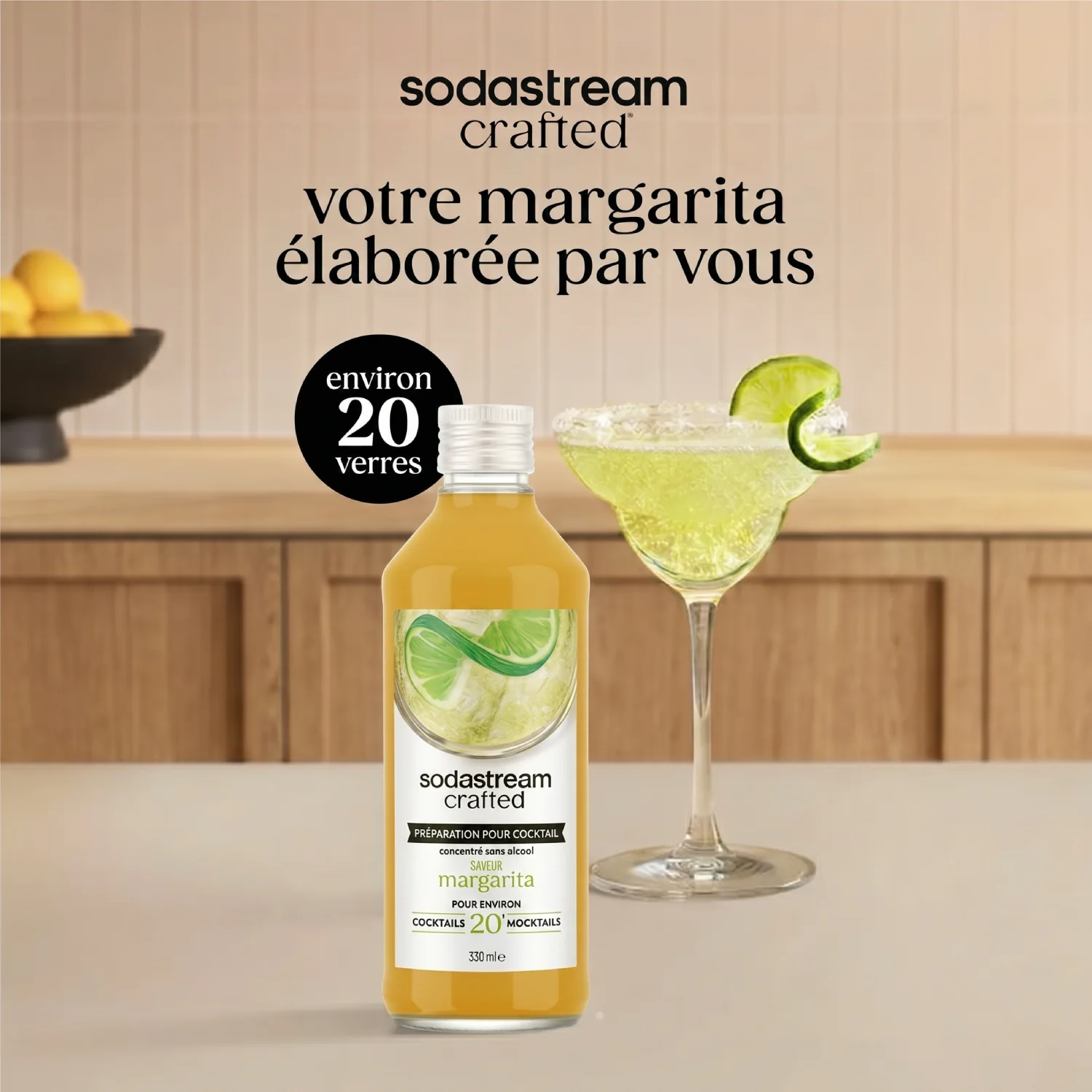 Cocktail Mixer saveur Margarita sans alcool 330ml - Image 4