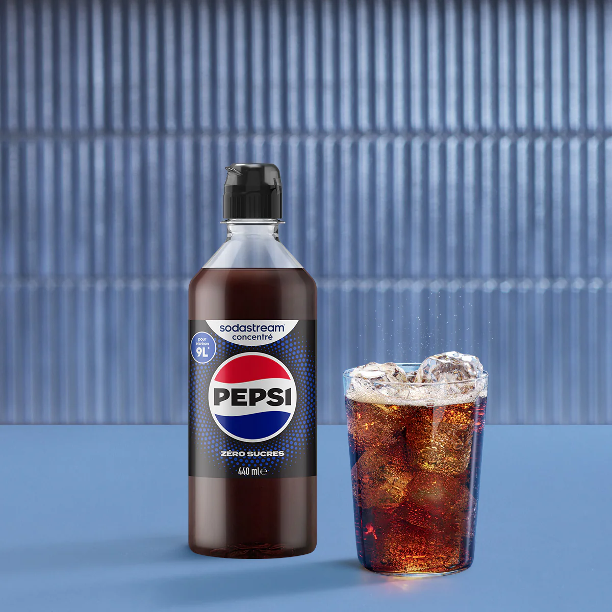 Sirop Pepsi Zéro Sucres 440ml - Image 3