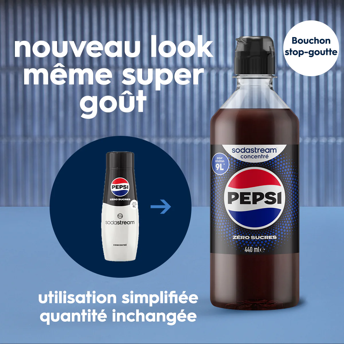 Sirop Pepsi Zéro Sucres 440ml - Image 4