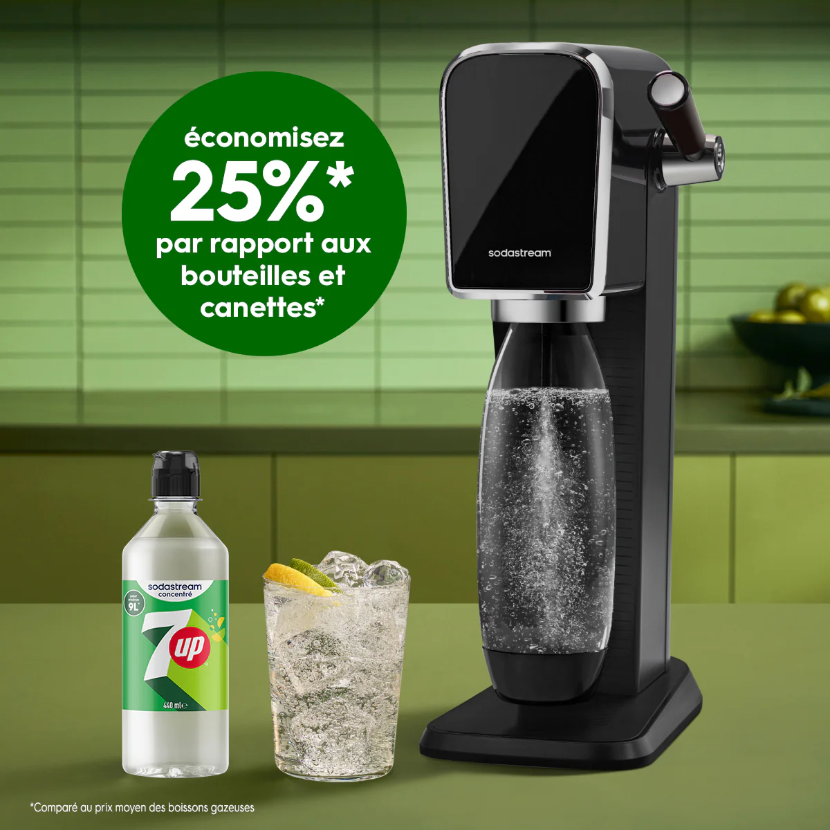 Sirop 7Up 440ml - Image 3