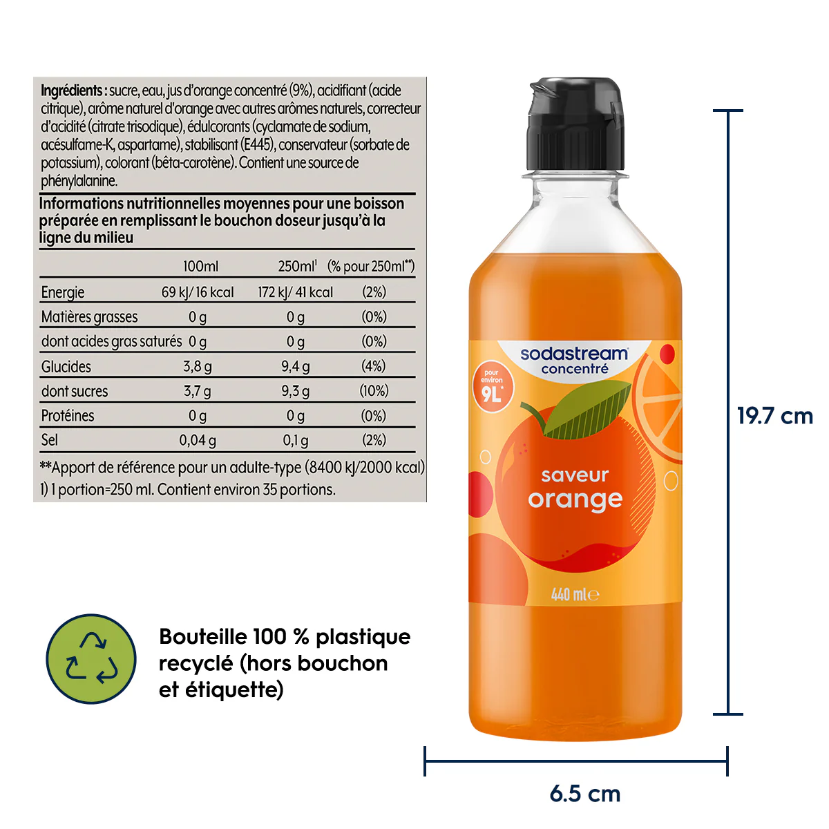Sirop Orange 440ml - Image 6